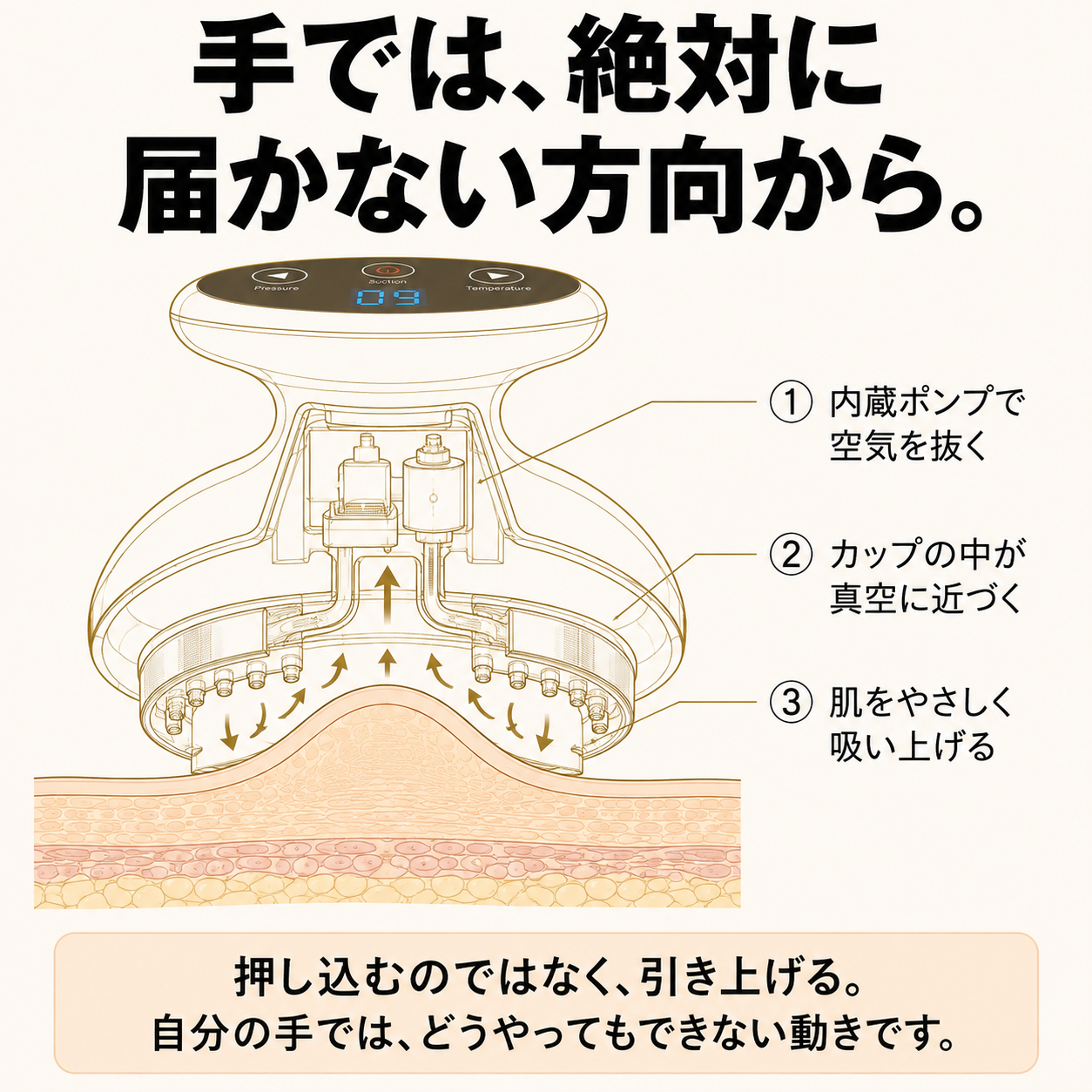 サロン級の吸引×温感 電動カッピングかっさ