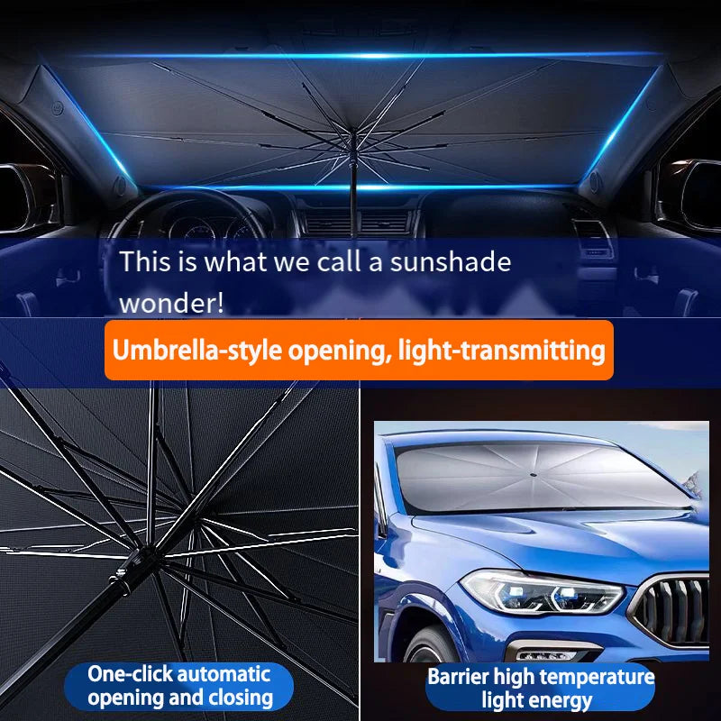 パッと開く 車用サンシェード