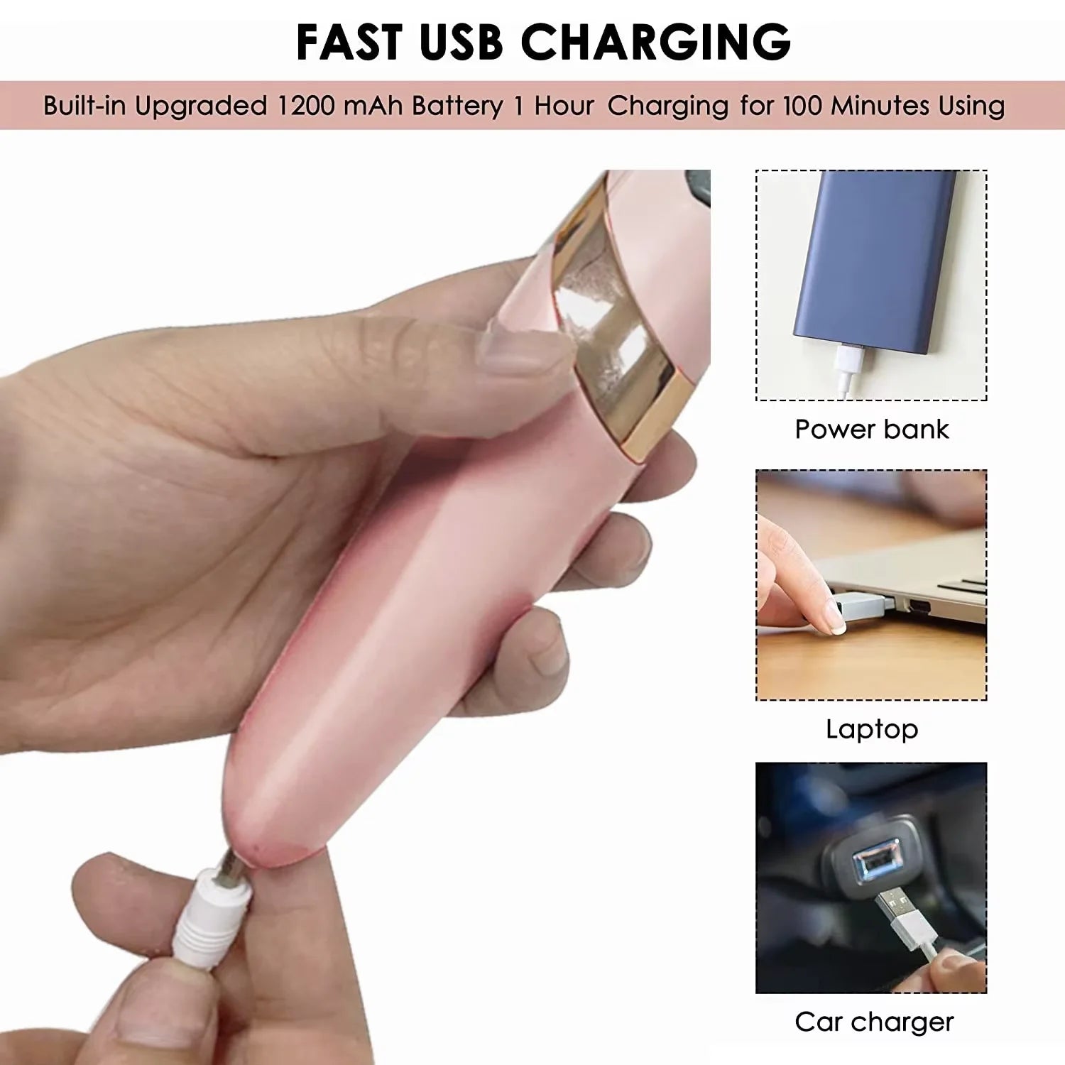 充電式 電動角質リムーバー｜かかと つるつる フットケア ローラー式