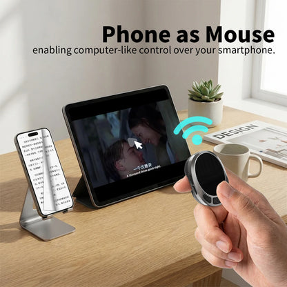 手を伸ばさず操作 指輪型スマホリモコン